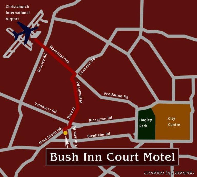כרייסטצ'רץ' Bush Inn Court Motel מראה חיצוני תמונה